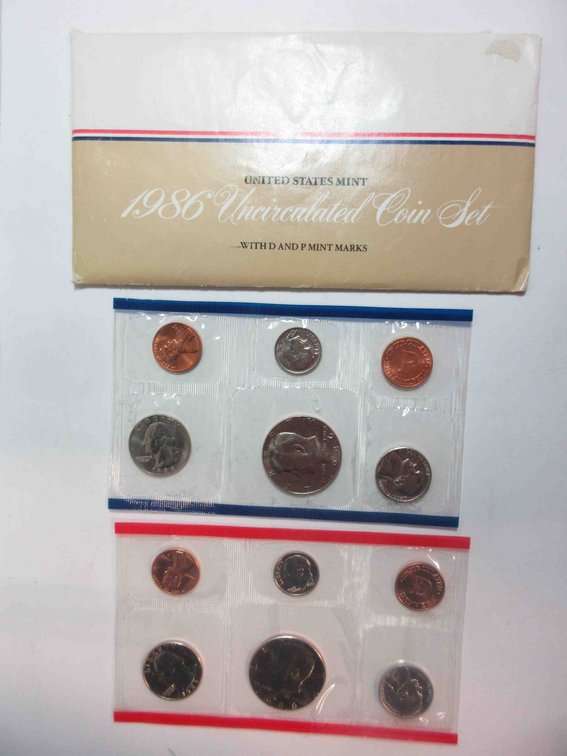 1986-P&D US Mint set