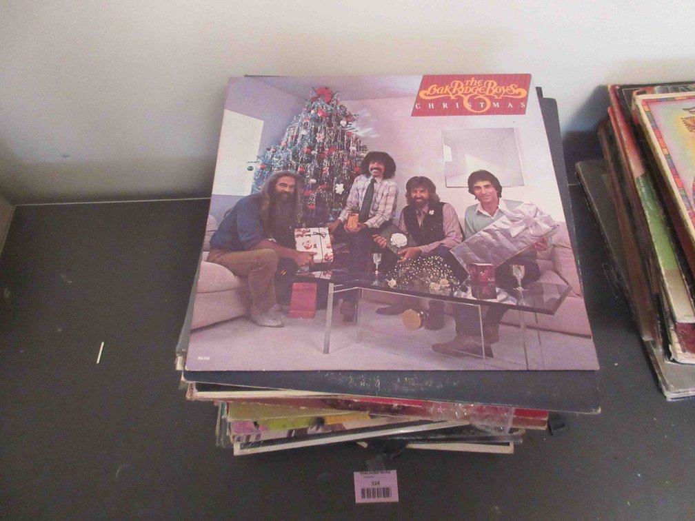 Group of 33-rpm records