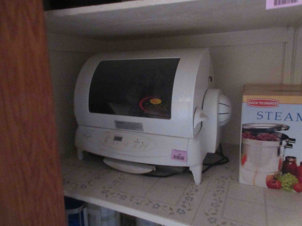George Foreman's rotisserie oven