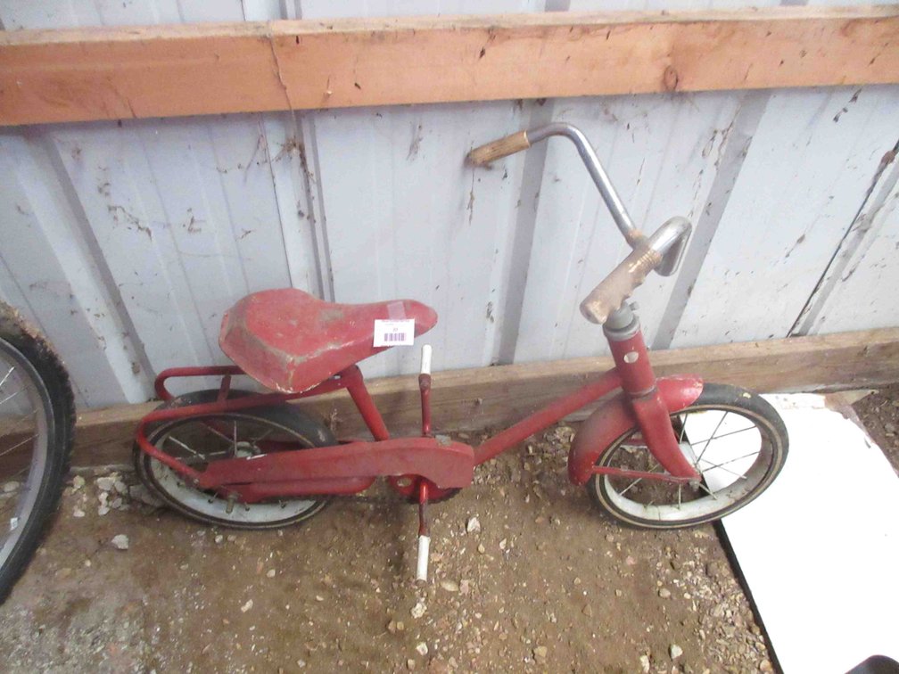 Antique kid's bicycle