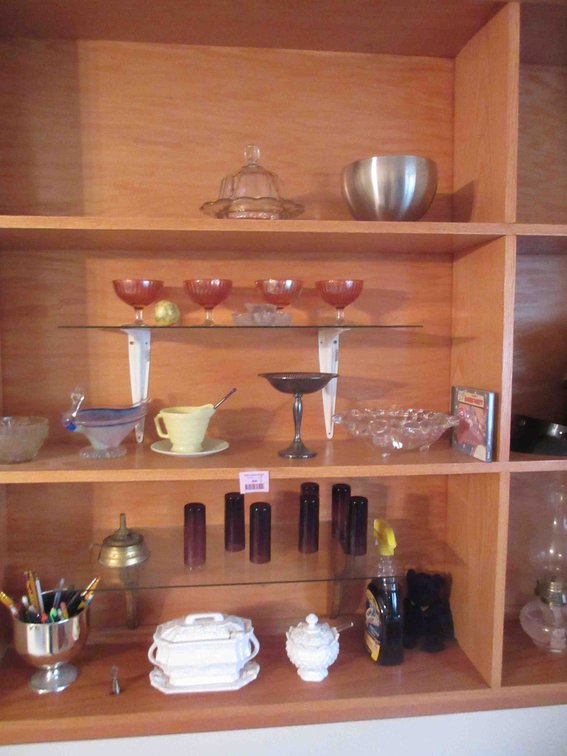 Contents of (3) shelves