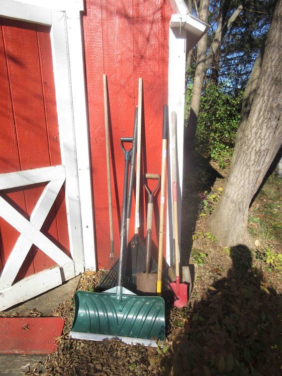 Group of yard tools