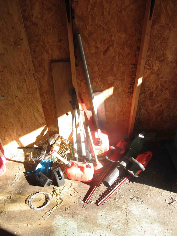 Group of yard tools