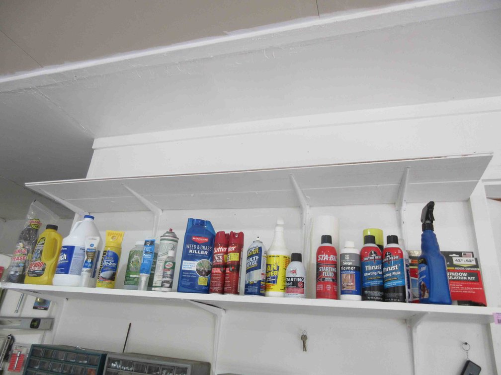 Group on shelf