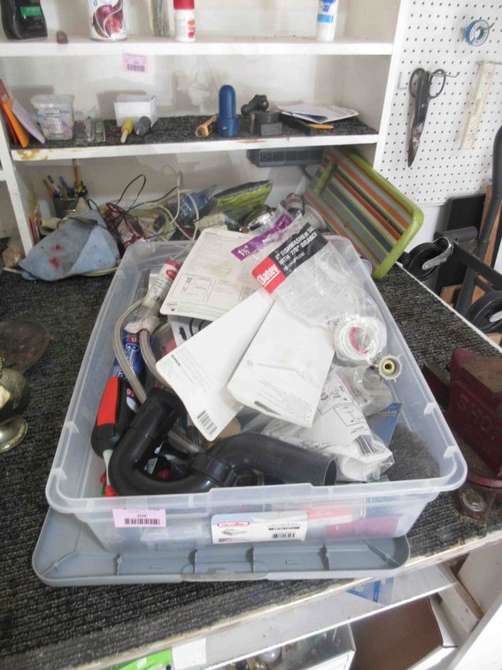 Tote with contents