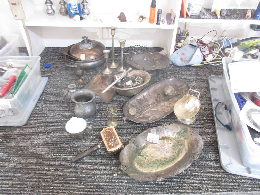 Group of silver-plate