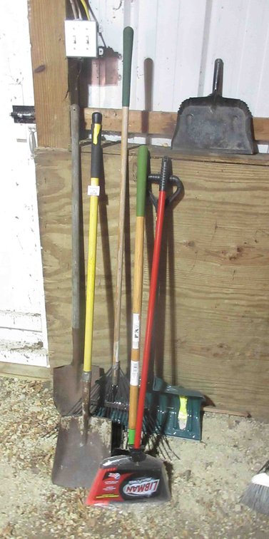 Group of yard tools