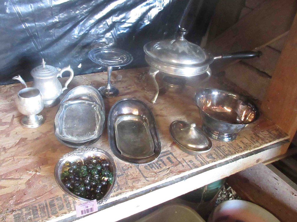 Group of silver-plate