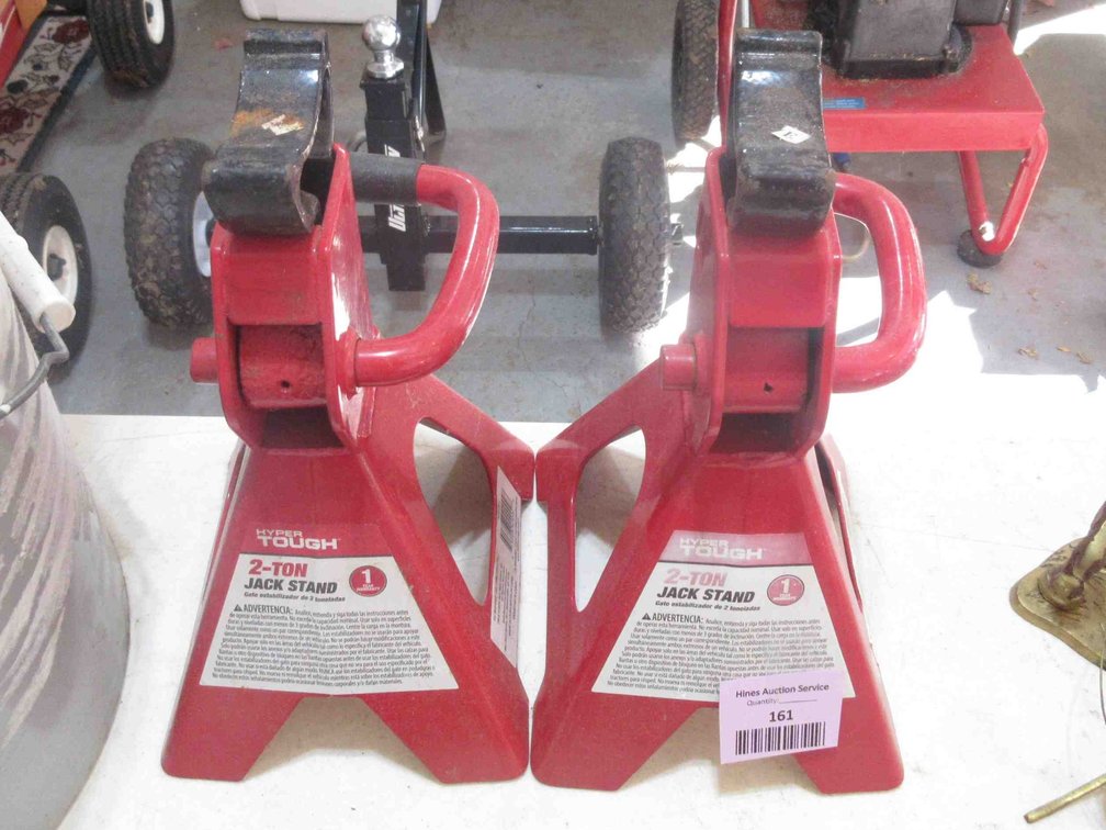 (2) Hyper Tough jack stands