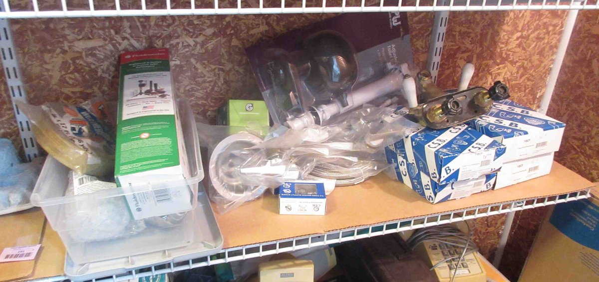 Group of plumbing supplies