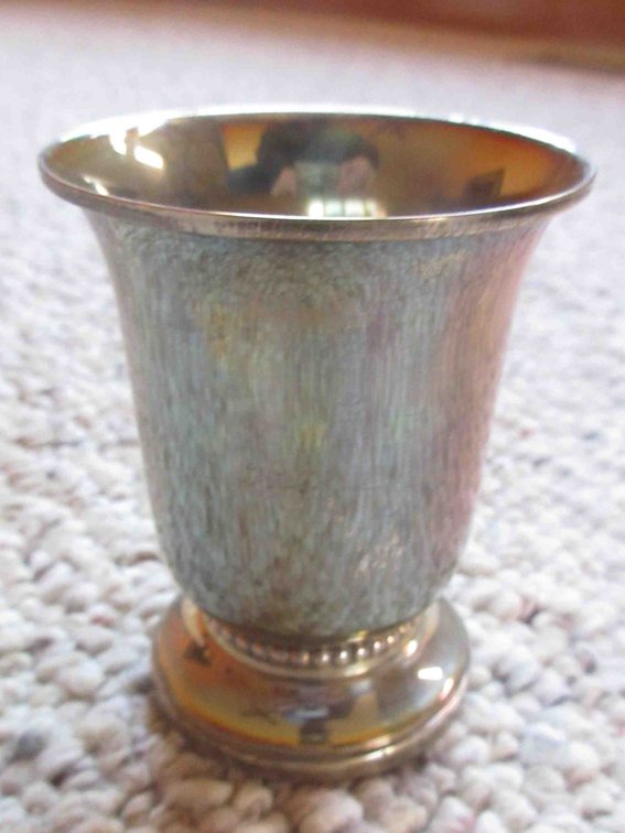 Ronson Jubilee sterling weighted holder