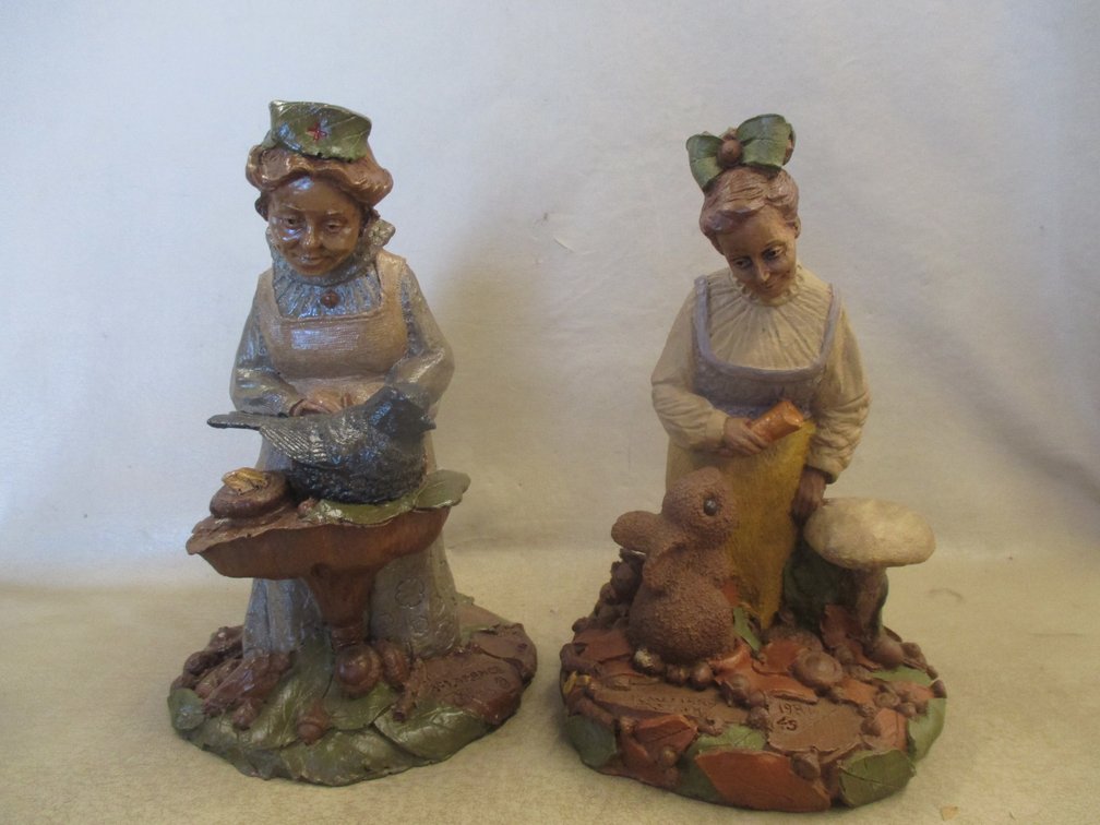 (2) Clark figurines