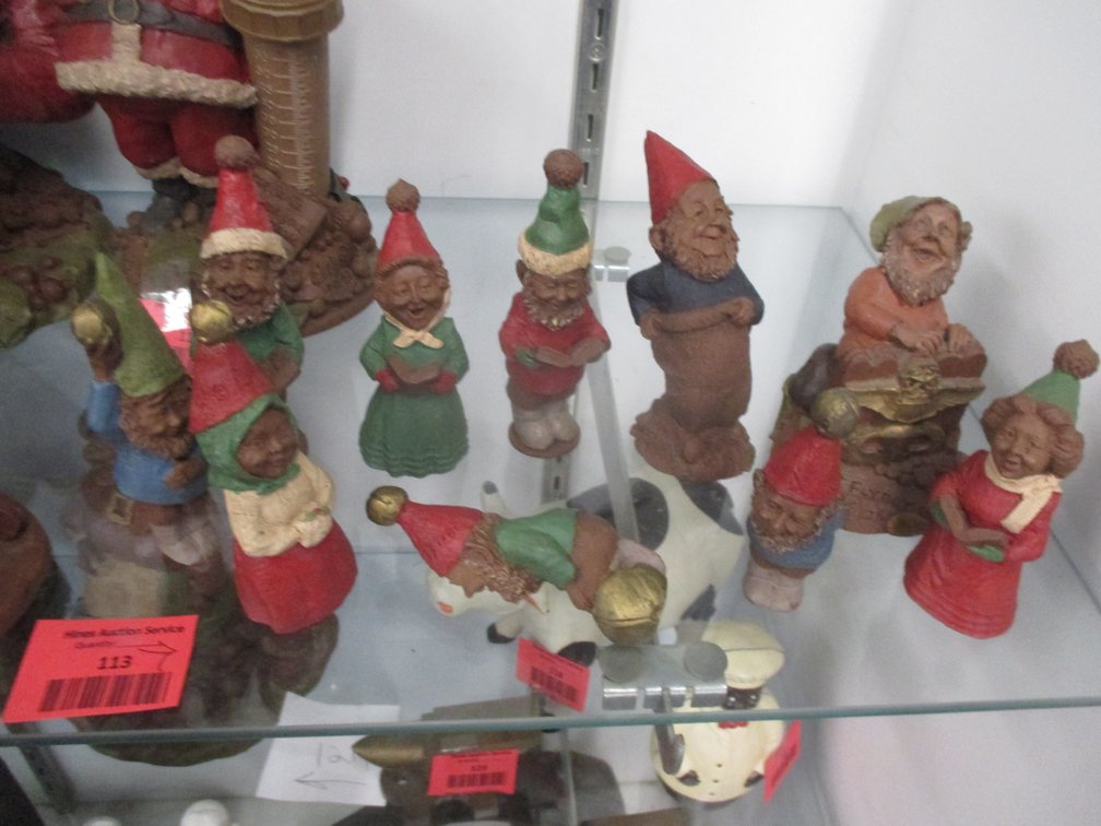 (10) Clark gnome figurines