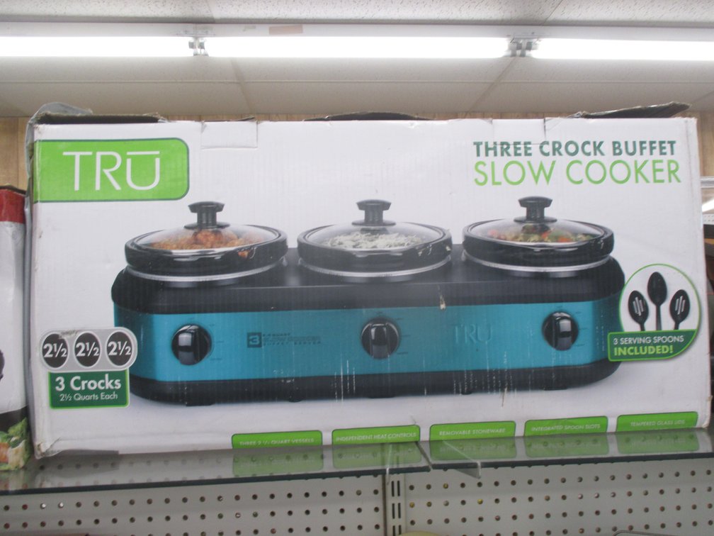 Tru 3-Crock Buffet Server