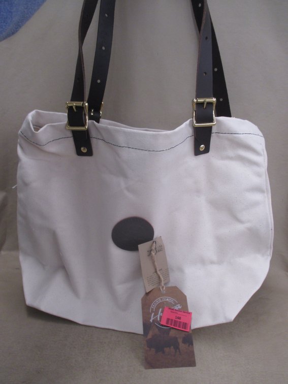 Duluth Trading canvas tote bag