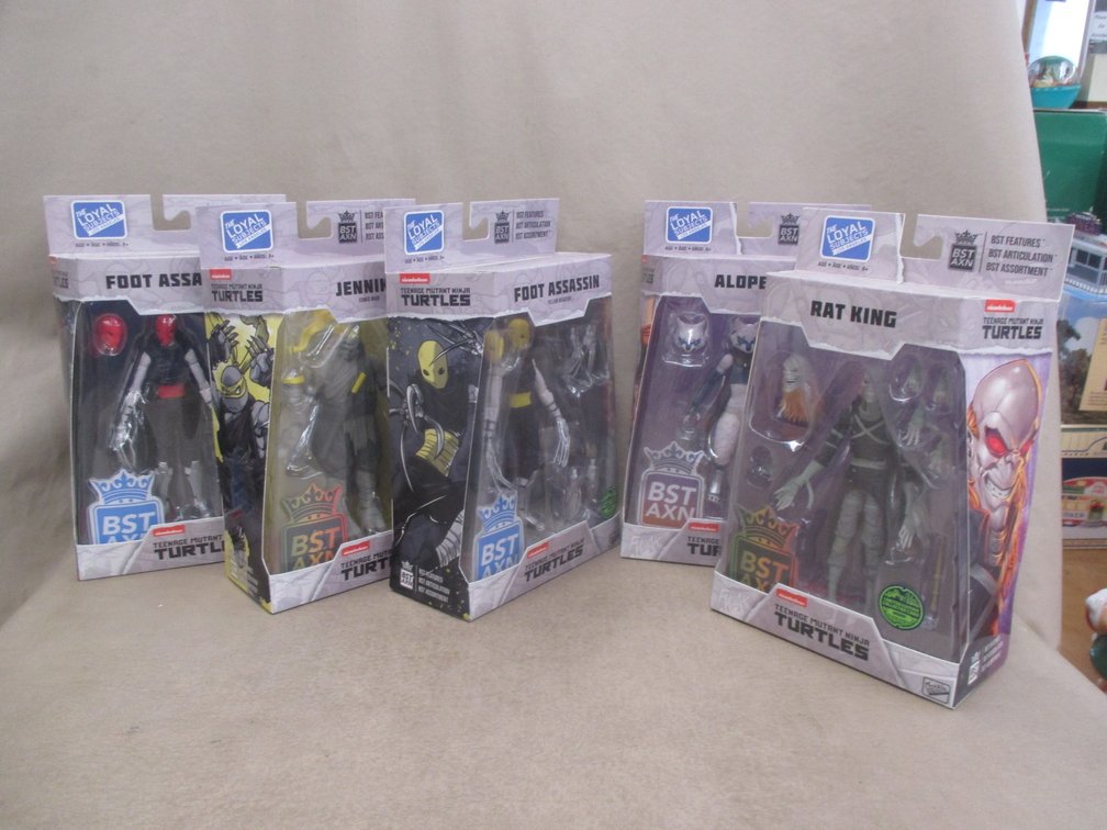 (5) Teenage Mutant Ninja Turtle action figurines