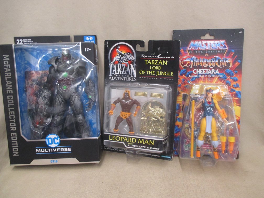 (3) Action figures