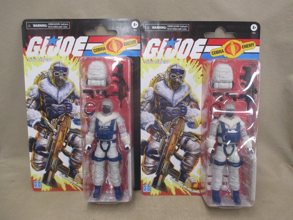 (2) Hasbro G.I. Joe Cobra Enemy action figures