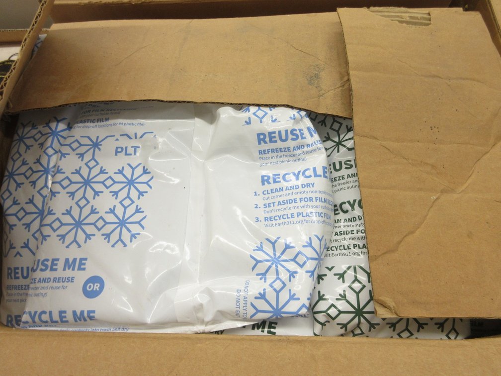Box of freezer ice packs