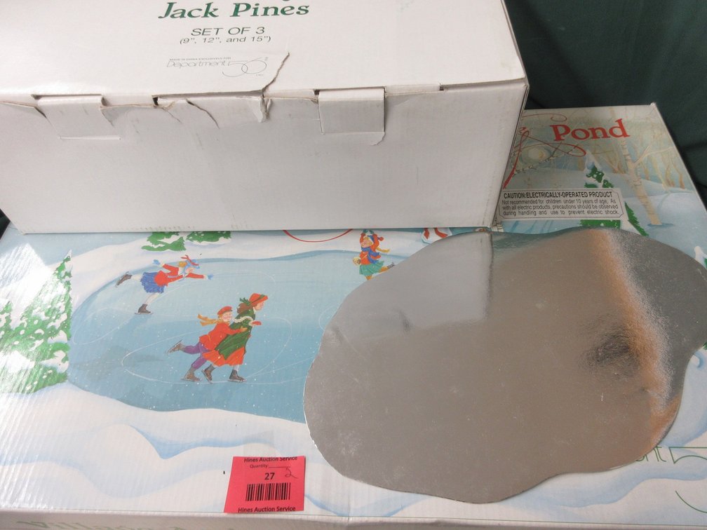 (2) Department 56 Village sets