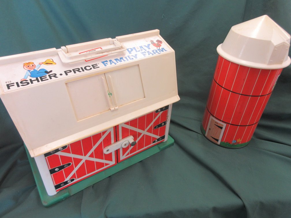 Fisher Price barn and silo
