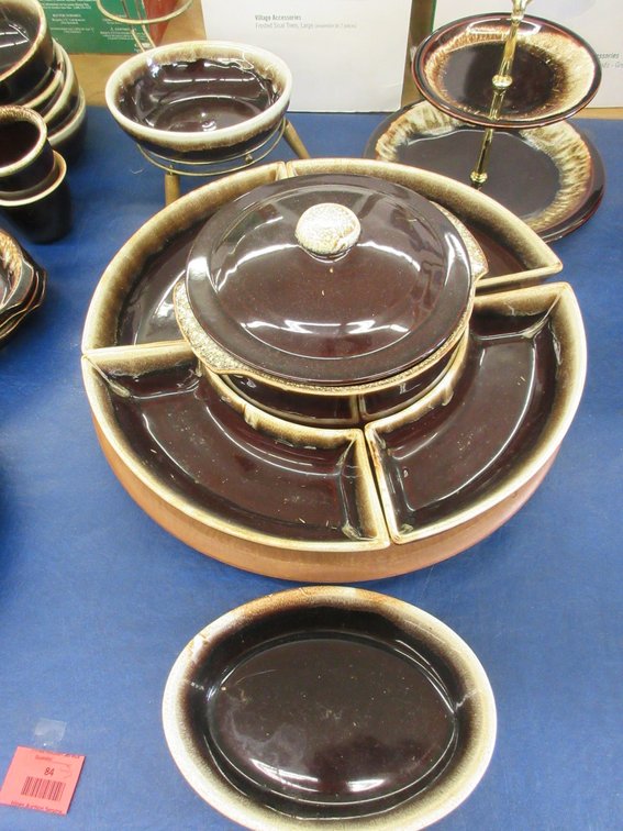 Pfaltzgraff brown drip stoneware group