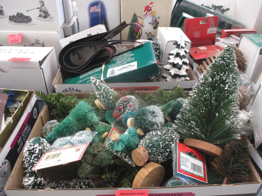 (2) Boxes of Department 56 accessories