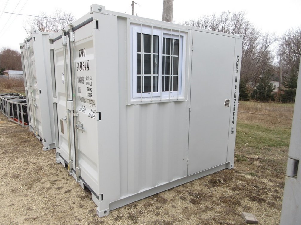 Mini steel storage container/office