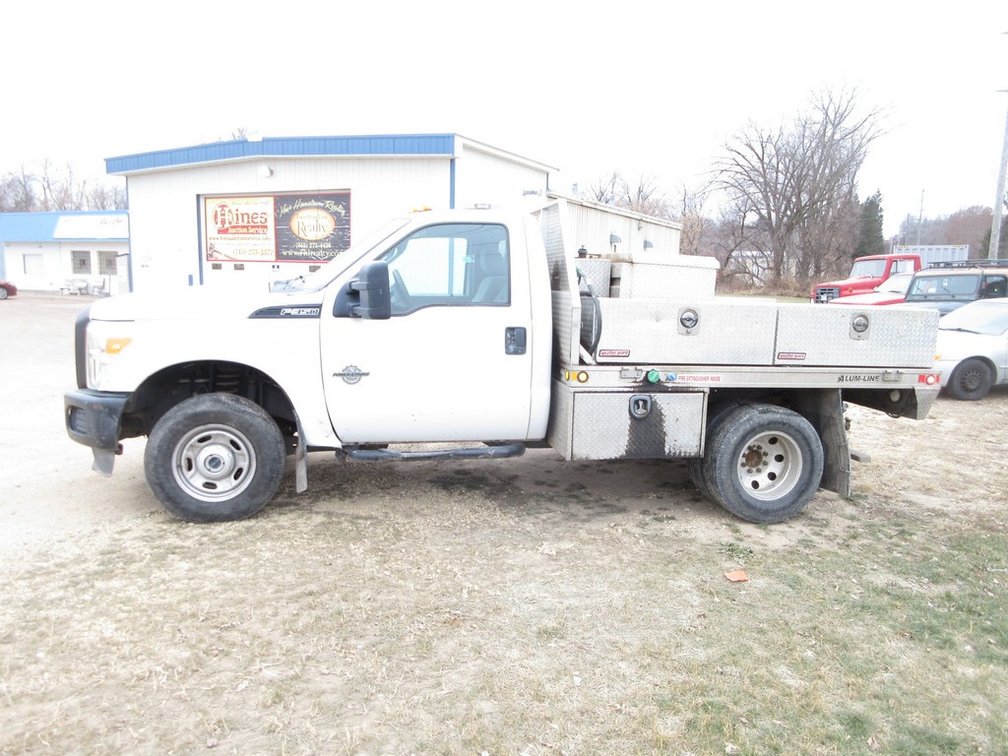 2012 Ford F350 4WD diesel work truck (runs & drives - title & registration fees will be charged in addition)