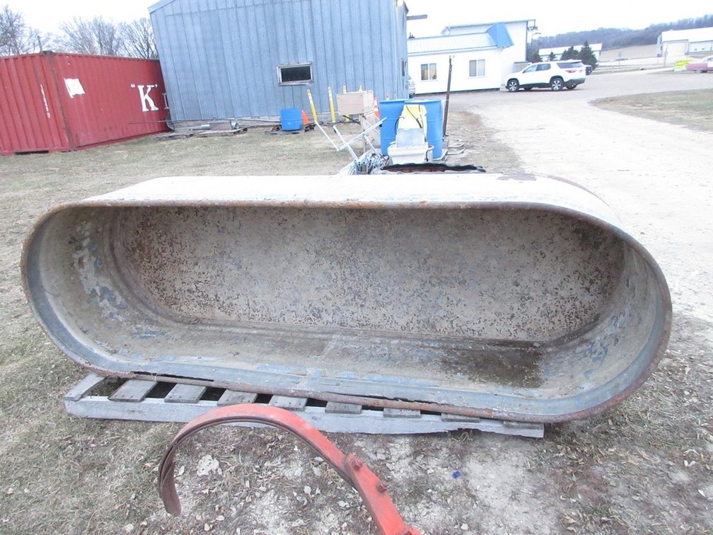 Galvanized stock tank
