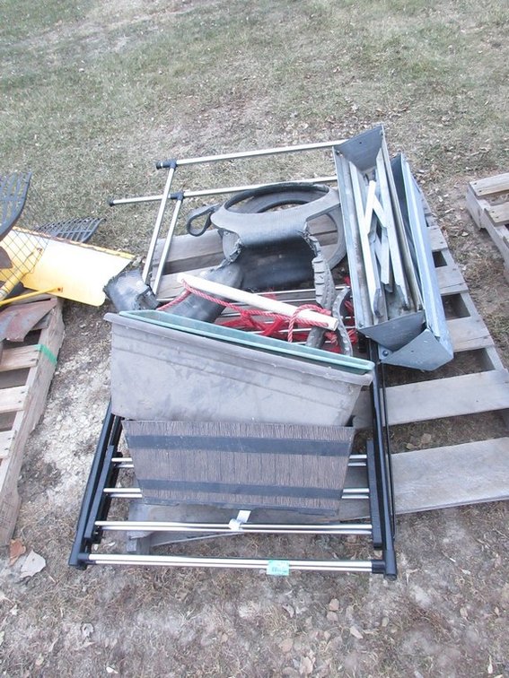 Group on pallet