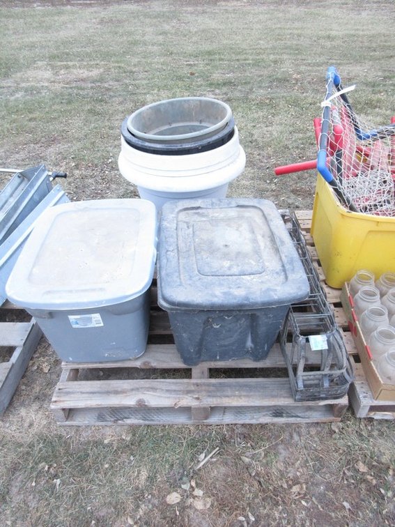Group on pallet