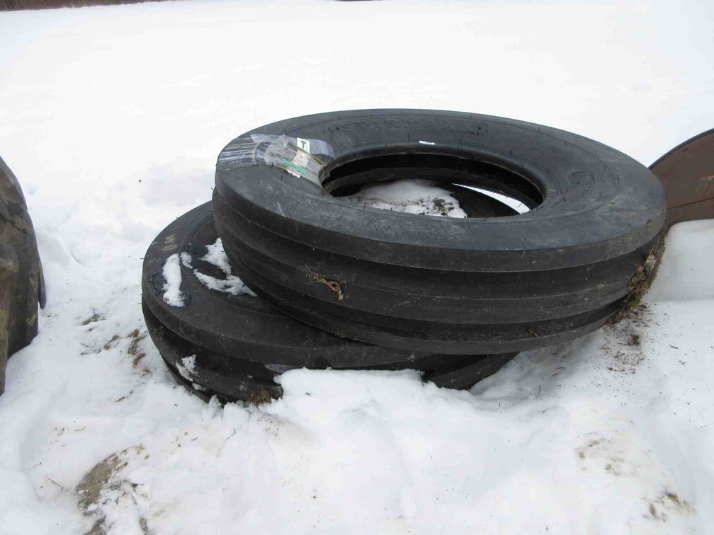 (2) New front tractor tires