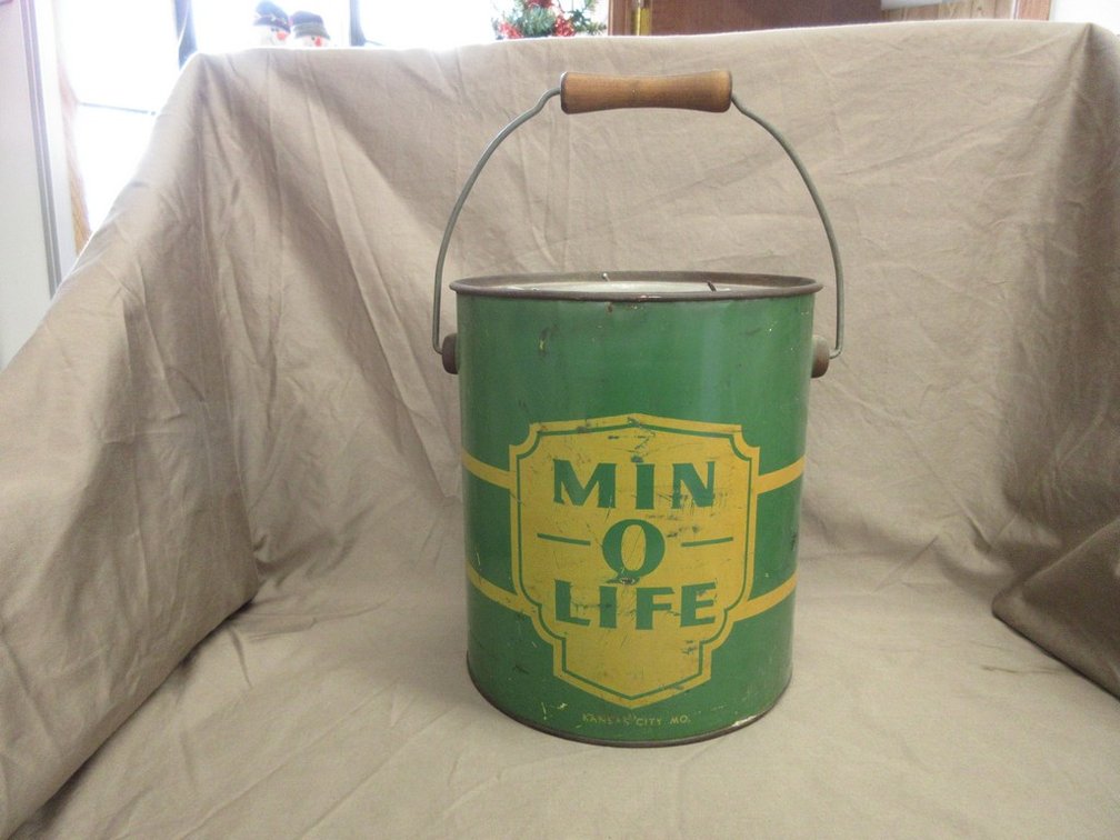Min-O-Life, Kansas City, MO metal minnow bucket