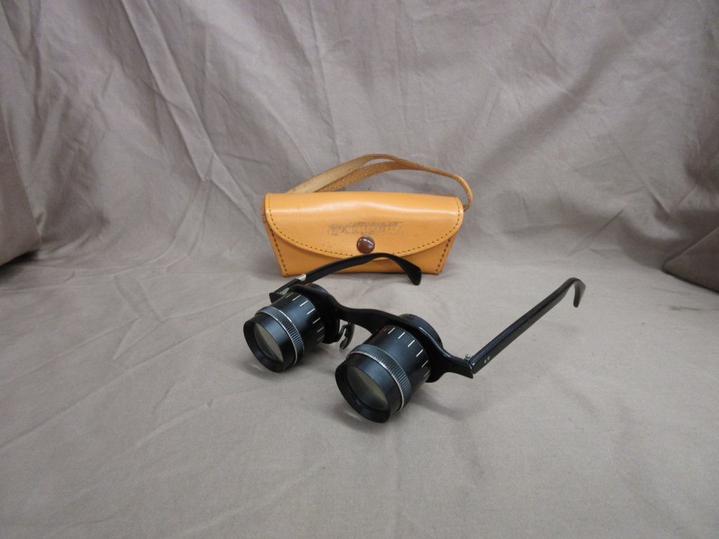 Carton 2.5X binocular glasses