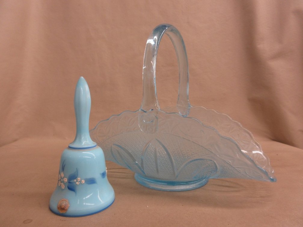 Blue glass group
