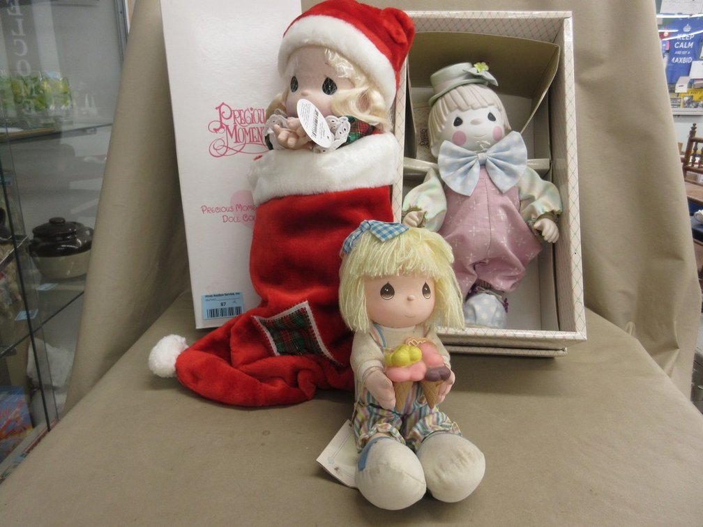 (3) Precious Moments dolls