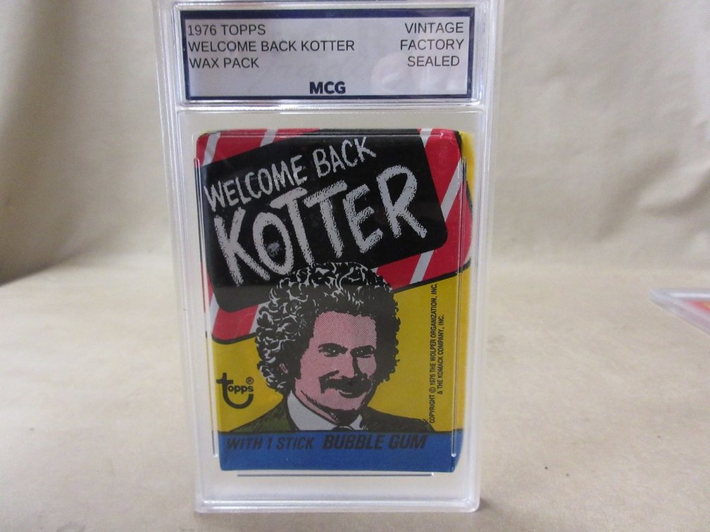 Welcome Back Kotter 1976 Topps Vintage Factory sealed wax pack