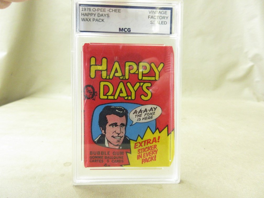 Happy Days 1976 O-PEE-CHEE factory sealed wax pack