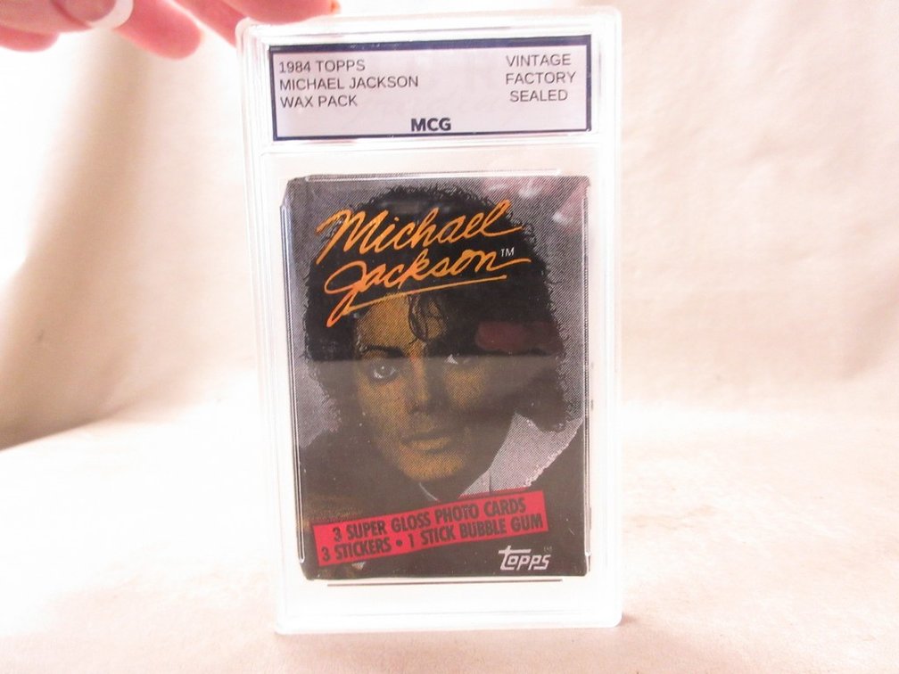 Michael Jackson 1984 TOPPS Vintage Factory sealed wax pack