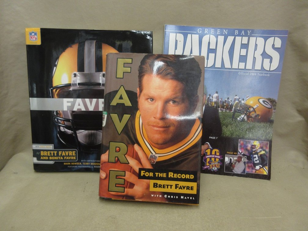 (3) Green Bay Packer collectible books