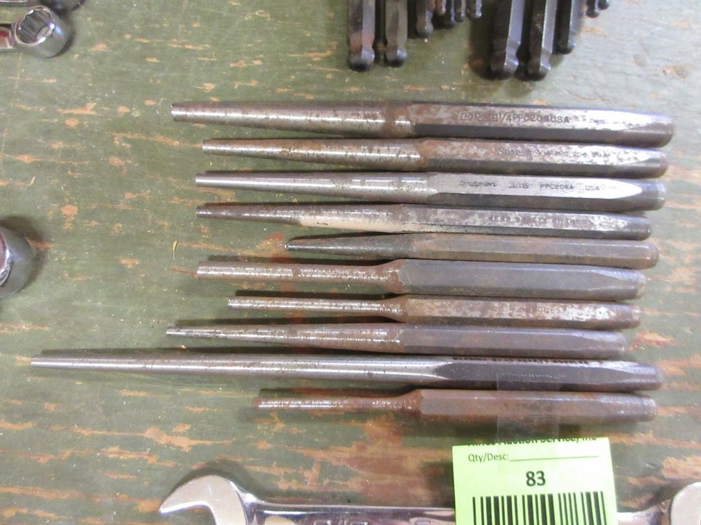 Snap-On 10-piece punch set