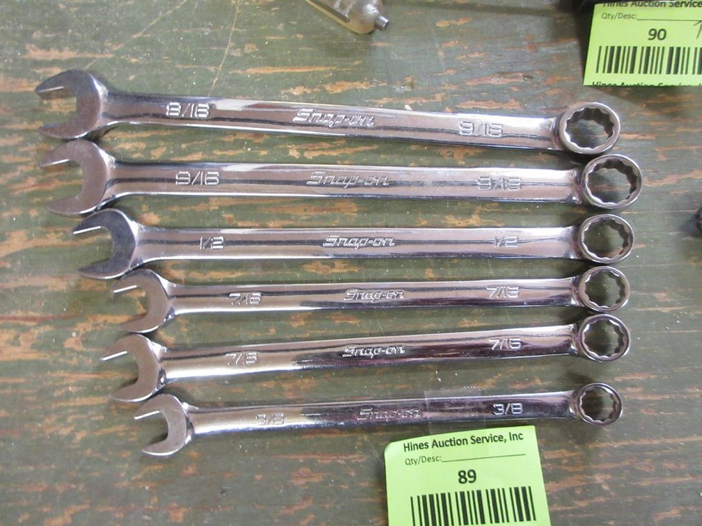 Snap-On 6-piece SAE wrench set
