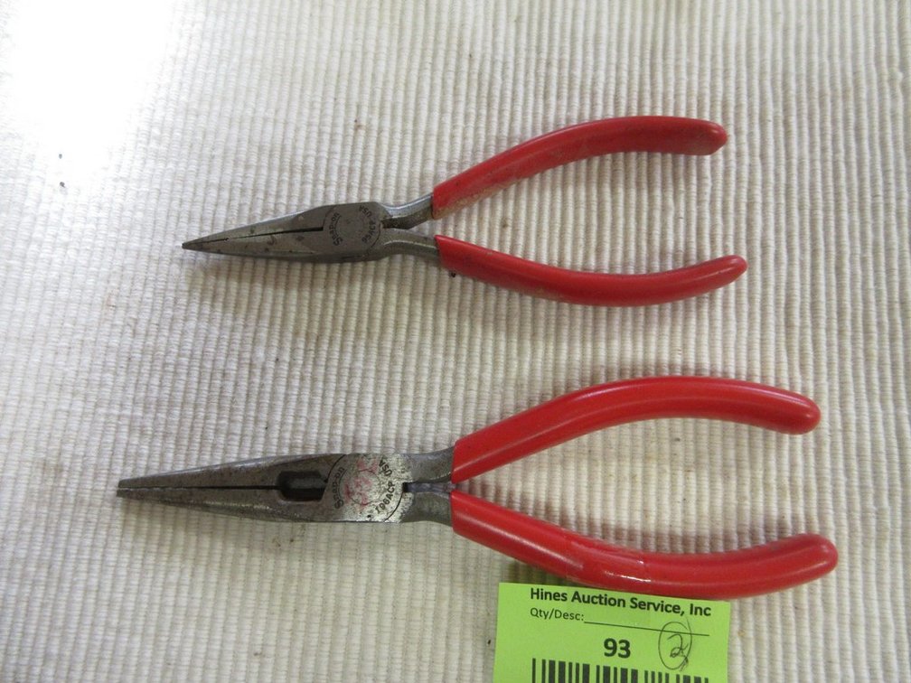 (2) Snap-On needle nose pliers