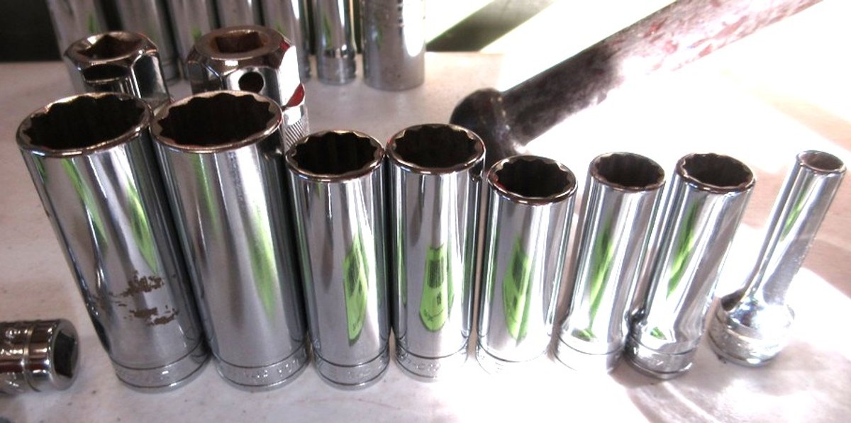 Snap-On 10-piece SAE deep well sockets