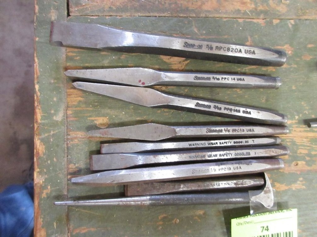 Snap-On 9-piece chisel set