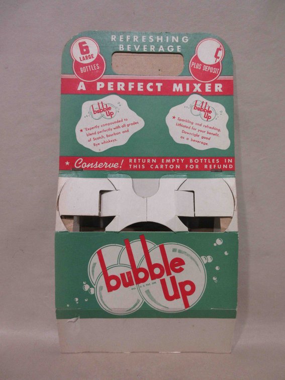 Bubble Up cardboard 6-pack holder