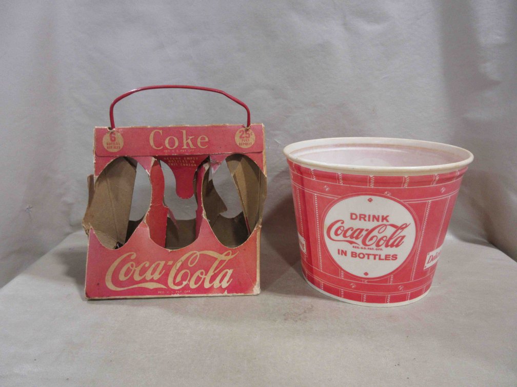 Vintage Coca-Cola containers