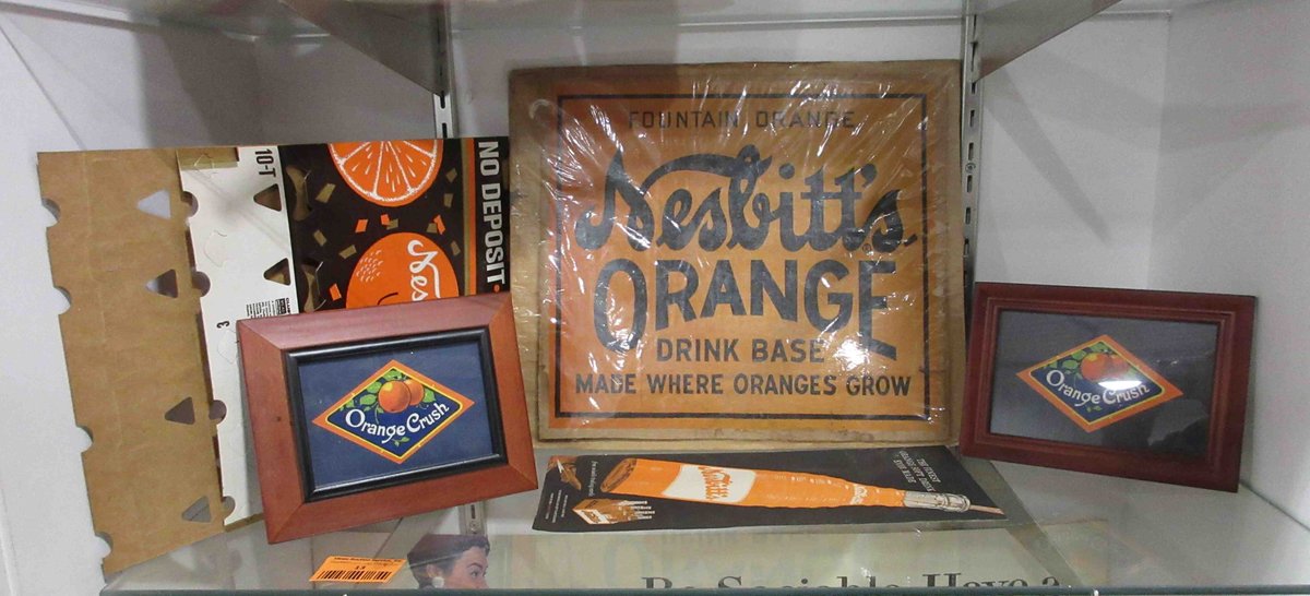Vintage Orange Soda advertisement items