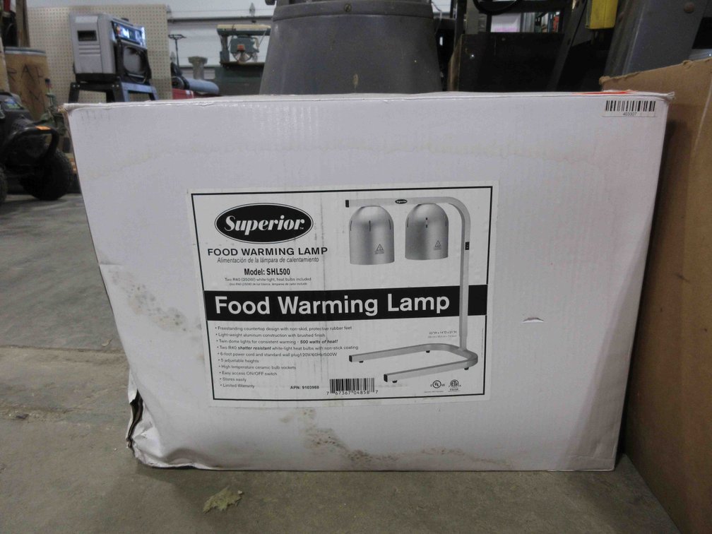 Superior food warming lamp(used)